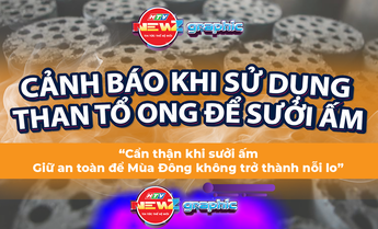 NewZgraphic: Cảnh báo nguy hiểm khi sử dụng than tổ ong để sưởi ấm mùa Đông