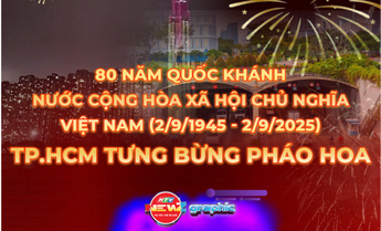 NewZgraphic: 80 năm Quốc khánh, TP.HCM tưng bừng pháo hoa
