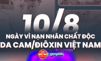 NewZgraphic: Ngày vì nạn nhân chất độc da cam/điôxin Việt Nam (10/8)
