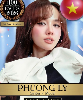 Phương Ly lần đầu được đề cử TOP 100 gương mặt đẹp nhất thế giới