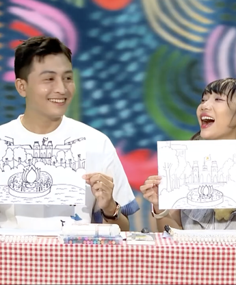 Góc nhỏ kỳ diệu: Vẽ đài phun nước