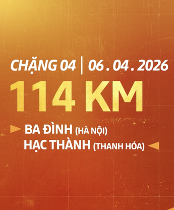 Giới thiệu lộ trình Chặng 4 - Cúp Truyền hình TP. Hồ Chí Minh 2026: TP. Hà Nội - TP. Thanh Hoá