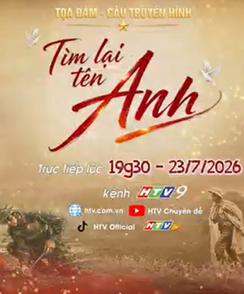 Trực tiếp: Cầu truyền hình "Tìm lại tên Anh" -  19g30 hôm nay (23/7)
