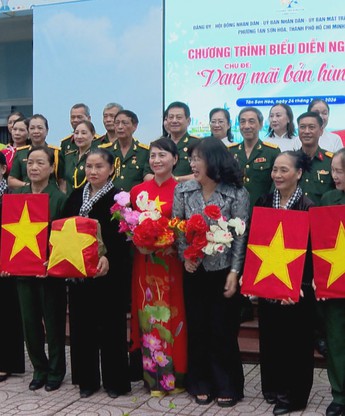 Phường Tân Sơn Hòa tổ chức chương trình nghệ thuật tri ân người có công