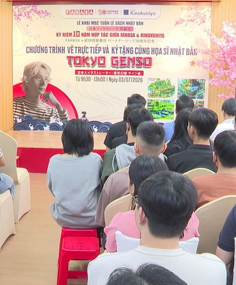 Chợ Bến Thành qua nét vẽ của họa sĩ Nhật Bản Tokyo Genso