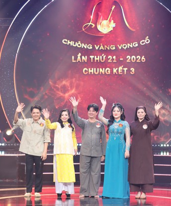Lộ diện top 3 xuất sắc bước vào Chung kết xếp hạng Chuông vàng vọng cổ 2026