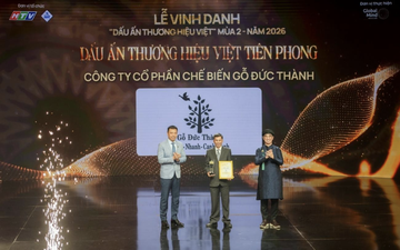 Công ty Cổ phần Chế biến Gỗ Đức Thành được vinh danh “Dấu ấn Thương hiệu Việt Tiên phong”