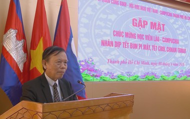 Thắt chặt tình hữu nghị Việt Nam - Lào - Campuchia nhân dịp Tết cổ truyền