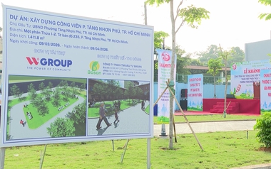 Khánh thành công viên phường Tăng Nhơn Phú