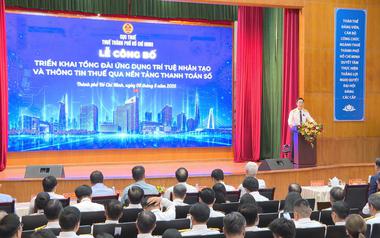 Thuế TP. Hồ Chí Minh chính thức ra mắt tổng đài ứng dụng trí tuệ nhân tạo, thông tin thuế qua nền tảng thanh toán số