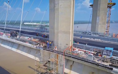 Cầu Phước Khánh sẵn sàng thông xe kết nối miền Đông và miền Tây Nam Bộ