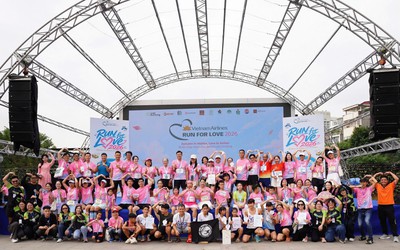 Run For Love 2026: Điểm hẹn của những bước chạy yêu thương trong hành trình “Chạm Thu Hà Nội”