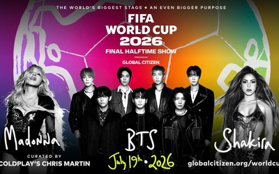 Lần đầu tiên: World Cup 2026 có show ca nhạc giữa hiệp