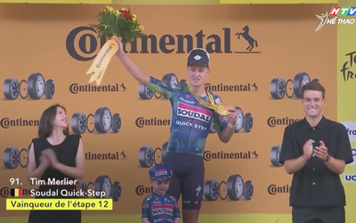 Tim Merlier lập cú hat-trick chiến thắng tại Tour de France 2026