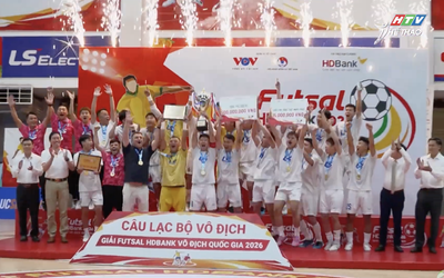 Thái Sơn Bắc đăng quang giải Futsal Vô địch Quốc gia sau 16 năm