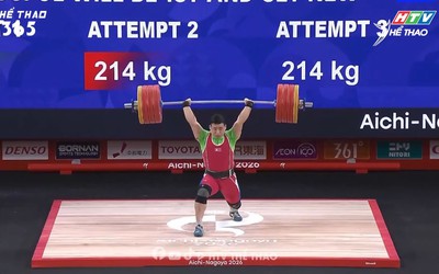 Thêm 3 kỷ lục thế giới ở môn cử tạ | ASIAN Games 2026