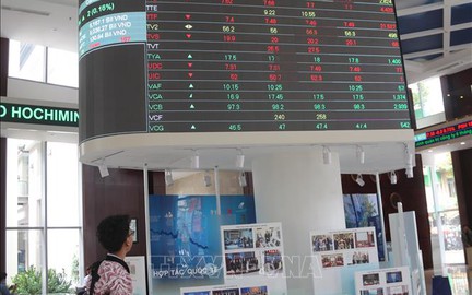 VN-Index mất gần 44 điểm xuống mức thấp nhất hơn 3 tháng