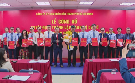 Công bố quyết định thành lập Đảng bộ Đài Phát thanh và Truyền hình TP. Hồ Chí Minh