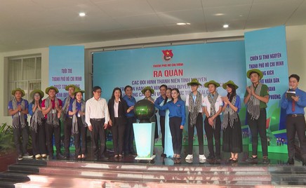 TP.HCM ra quân đội hình thanh niên tình nguyện hỗ trợ chính quyền số