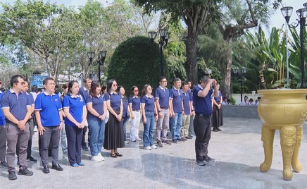 Chi bộ HTV-TMS tổ chức hành trình về nguồn tại Khu di tích Minh Đạm