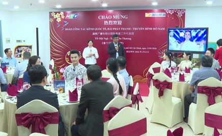 HTV thúc đẩy hợp tác truyền thông với Đài Phát thanh và Truyền hình Hồ Nam (Trung Quốc)