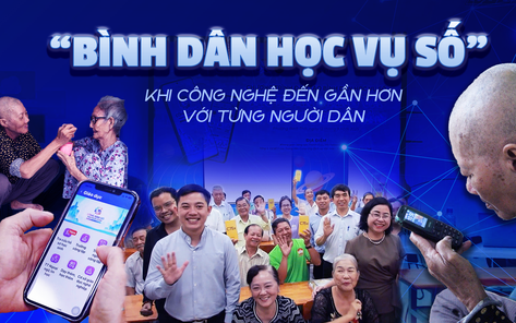 "Bình dân học vụ số": Khi công nghệ đến gần hơn với từng người dân