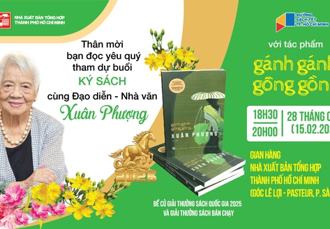 Gặp gỡ đạo diễn - nhà văn Xuân Phượng tại Lễ hội Đường sách Tết Bính Ngọ 2026