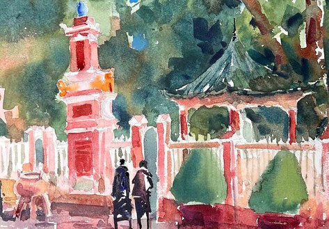 Chùa Giác Lâm ở trung tâm TP. Hồ Chí Minh