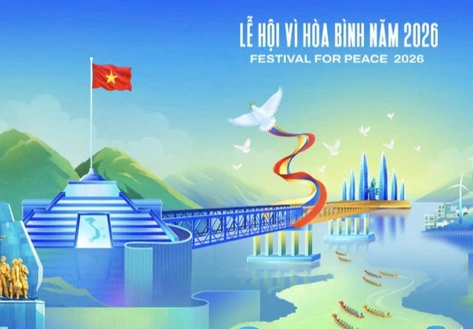 Quảng Trị gửi thông điệp gì qua bộ nhận diện Lễ hội Vì hòa bình 2026?