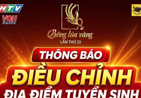 Bông Lúa Vàng 2026 điều chỉnh địa điểm tuyển sinh tại Tây Ninh