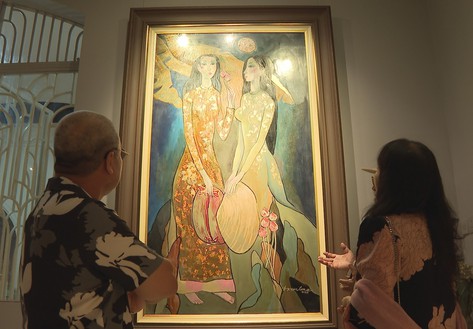 Triển lãm "Mình hạc xương mai": Sơn mài truyền thống trong nhịp sống đương đại