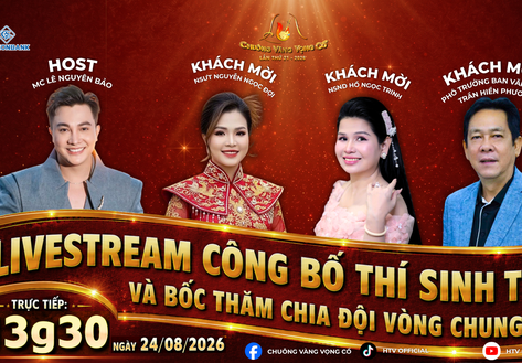 Trực tiếp: Công bố thí sinh thứ 9 và bốc thăm chia đội vòng Chung kết lúc 13g30 ngày 24/8