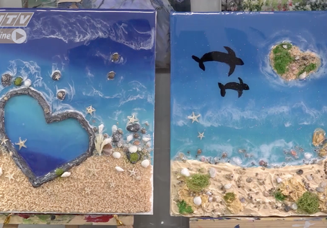 Vườn sao mai: Nghệ thuật tranh Resin và Diorama