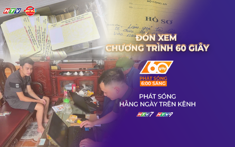 Chương trình 60 Giây ngày 23/10/2025 | Triệt phá đường dây làm giấy tờ giả, giao dịch qua mạng