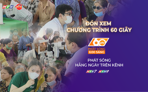 Chương trình 60 Giây ngày 25/10/2025 | Khám mắt chuyên sâu, tặng quà miễn phí cho gần 500 người cao tuổi