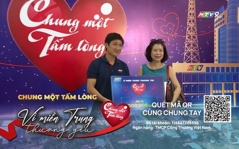 HTV phát động quỹ "Chung một tấm lòng: Vì miền Trung thương yêu"