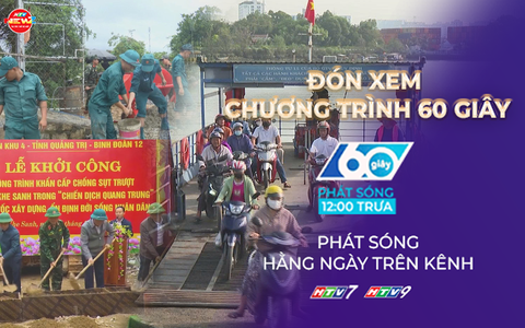 60 Giây ngày 16/12/2025 |Quảng Trị: Làm công trình khẩn cấp tại nơi sạt lở "xé toạc" nhà dân