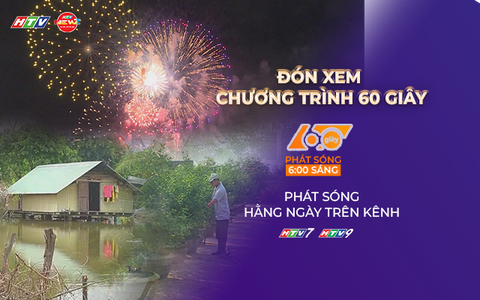 60 Giây ngày 9/12/2025 | TP. Hồ Chí Minh công bố 4 điểm bắn pháo hoa đón năm mới 2026