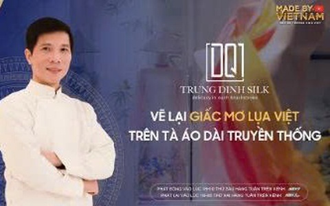 Trung Đình Silk: Nghệ thuật vẽ lụa thủ công độc bản trên tà áo dài