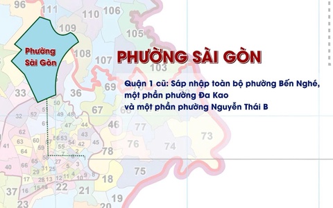 TP.HCM: Quận 1 có 4 phường mới