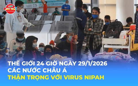 Tin Thế giới 24 Giờ ngày 29/1/2026 | Các nước Châu Á thận trọng với virus Nipah