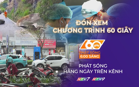 60 Giây ngày 17/3/2026 | TP. Hồ Chí Minh đề xuất 69 vị trí đặt tủ đổi pin xe máy điện