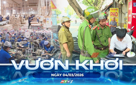 Vươn khơi - Ngày 4/3/2026 | Thống nhất quản lý, sử dụng lòng đường, vỉa hè