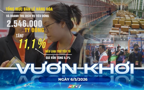 Vươn khơi - Ngày 6/5/2026 | Tiêu dùng nội địa tiếp tục phục hồi