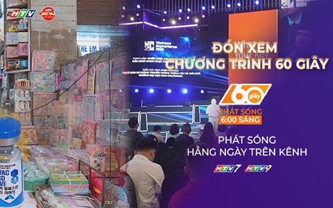 60 Giây ngày 9/5/2026 | Nâng ngưỡng miễn thuế, hộ kinh doanh nhẹ gánh chi phí 