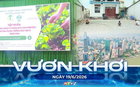 Vươn khơi - Ngày 19/6/2026 | Phường Vũng Tàu tập huấn ủ phân hữu cơ compost cho cán bộ cơ sở