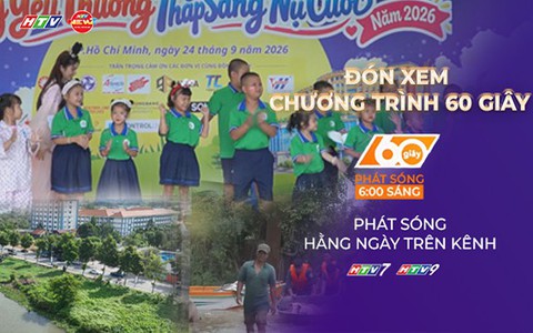 TP. Hồ Chí Minh: Đồng Nai: tiếp tục cảnh báo ngập úng | 60 Giây Sáng ngày 25/9/2026