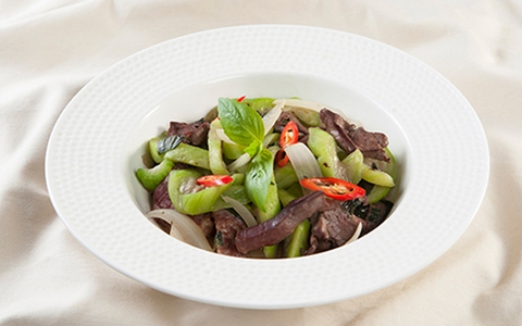 Mướp hương xào tim