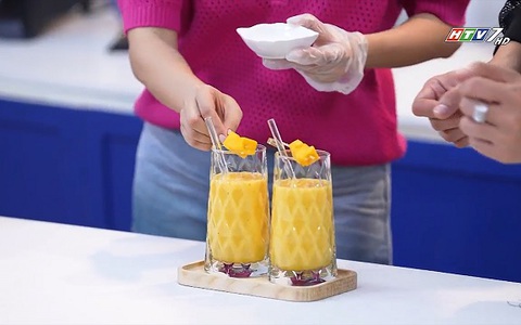 Cách làm “Sinh tố thơm - xoài - chuối - gừng”