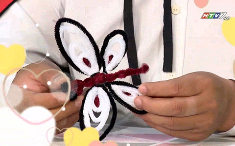 Cách làm chuồn chuồn bằng kẽm nhung